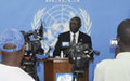  Conférence de presse du Représentant spécial du Secrétaire général de l'ONU en RCA